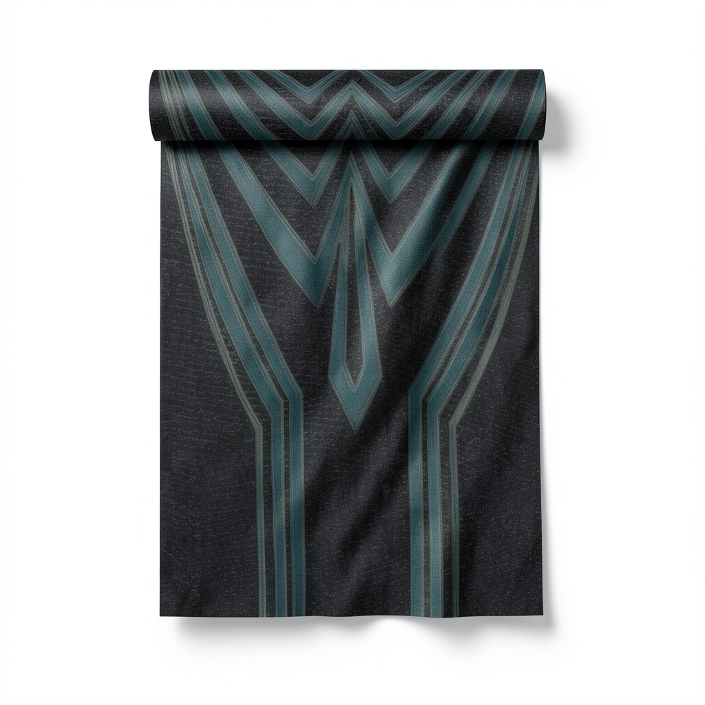Italian Wallpaper Patterned Design Black Color, Size 10mx0.70m, Model rc16001