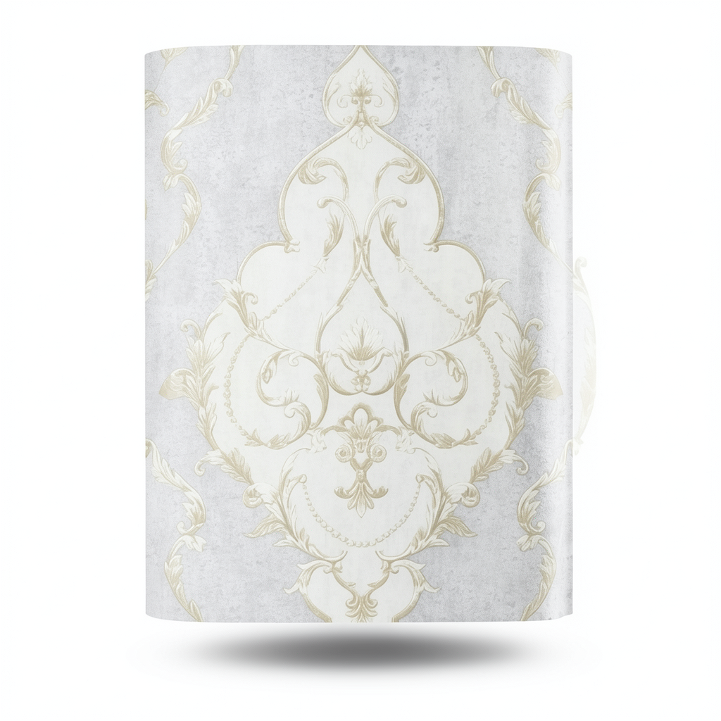Classic Wallpaper Light Gray 10m x 1.06m, Model 82907