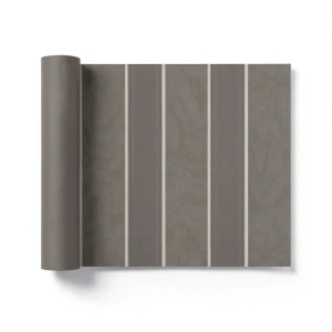 Striped Wallcovering 10m x 1.06m Dark Beige Color, Model 38026