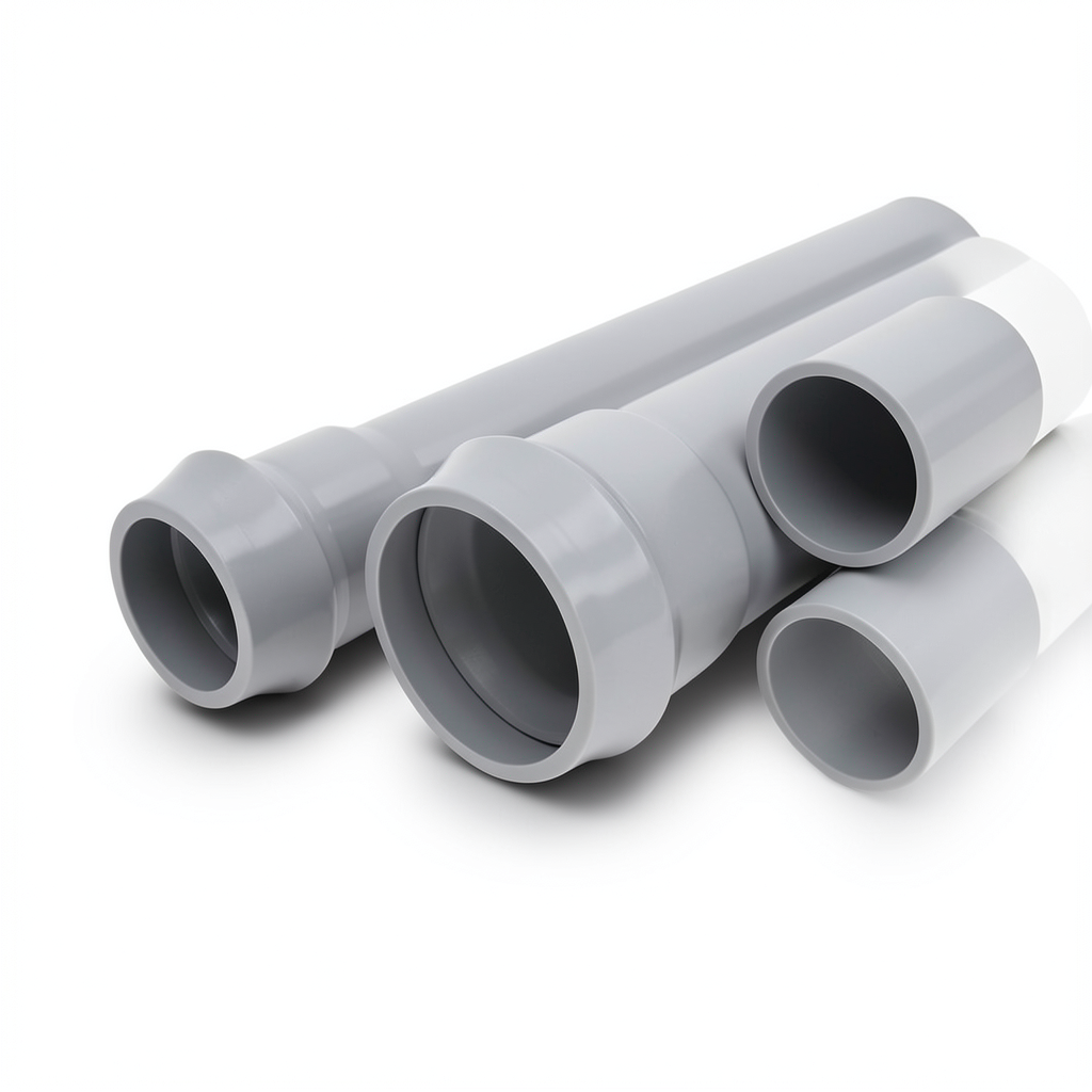 UPVC Pipes Nominal Pressure 10 Bar Outside Diameter 355 mm Thickness 13.6 mm Gray
