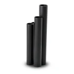 مواسير HDPE ضغط اسمي 16 بار قطر خارجي 90 مم سمك 12.3 مم لون أسود