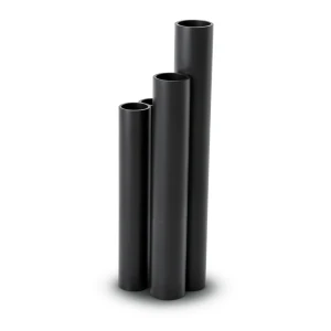 مواسير HDPE ضغط اسمي 16 بار قطر خارجي 90 مم سمك 12.3 مم لون أسود