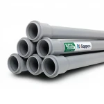 UPVC Pipes [Sappco] PN 4 Bar Size 500 mm Thickness 9.8 mm Gray Color