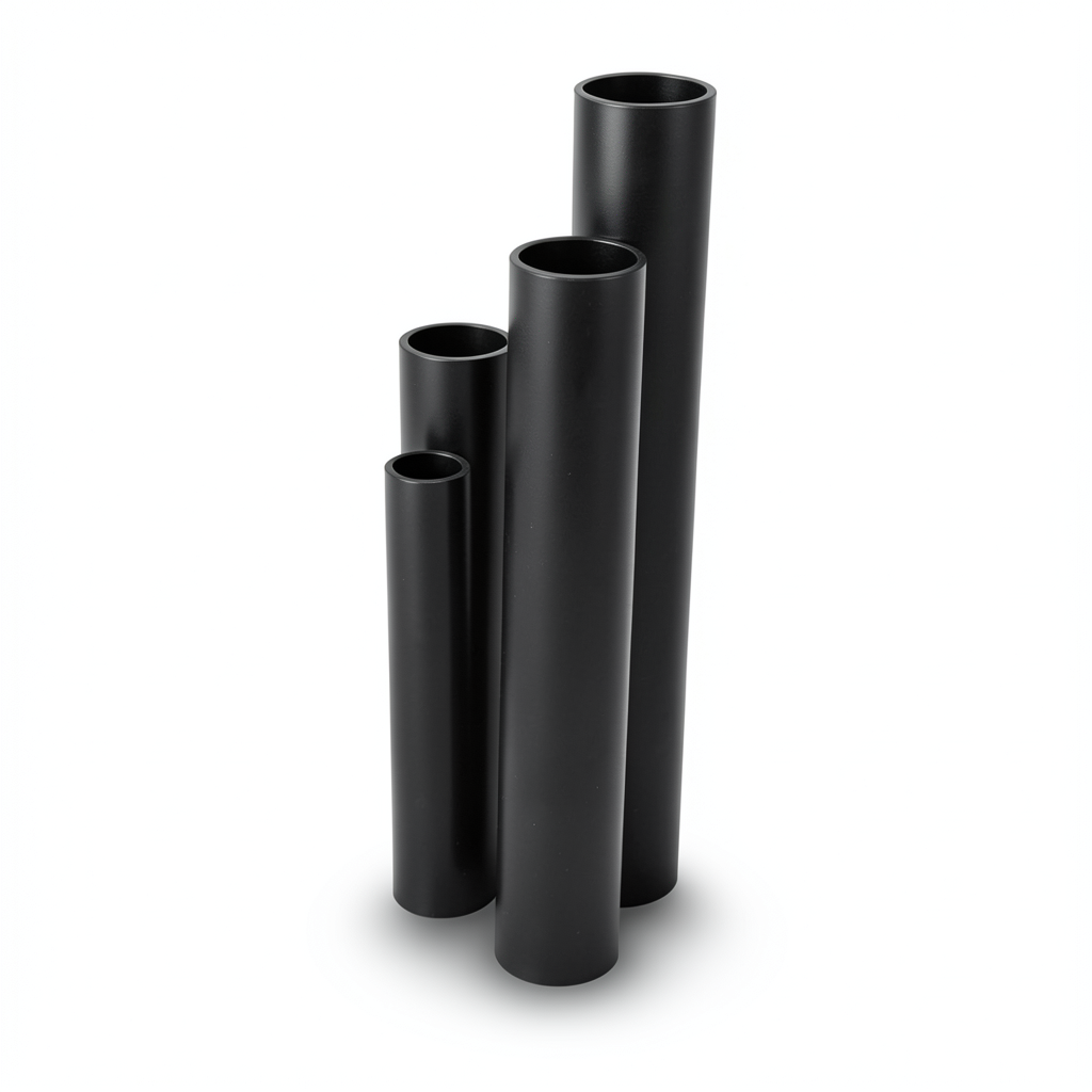مواسير HDPE نسبة الأبعاد القياسية 9 قطر خارجي 315 مم سمك 35.2 مم لون أسود