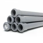 UPVC Pipes [Sappco] PN 6 Bar Size 110 mm Thickness 3.2 mm Gray Color