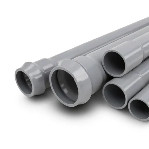 UPVC Pipes Nominal Pressure 10 Bar Outside Diameter 800 mm Thickness 30.6 mm Gray