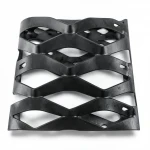 Hot Rolled (Black) Steel Expanded Metal Mesh  [Mazyoon] Thickness 6 mm Width 1.22 meter Length 6 meter | Bait Al Tatawor Company