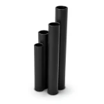 مواسير HDPE نسبة أبعاد قياسية 9 قطر خارجي 450 مم سمك 50.3 مم أسود