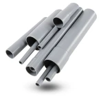 مواسير UPVC DB 60 مقاس 5 إنش سمك 3.86 مم لون رمادي