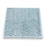 Galvanized Steel Expanded Metal Mesh  [Mazyoon] Thickness 1.2 mm Width 2.44  M Length 4 meter | Bait Al Tatawor Company