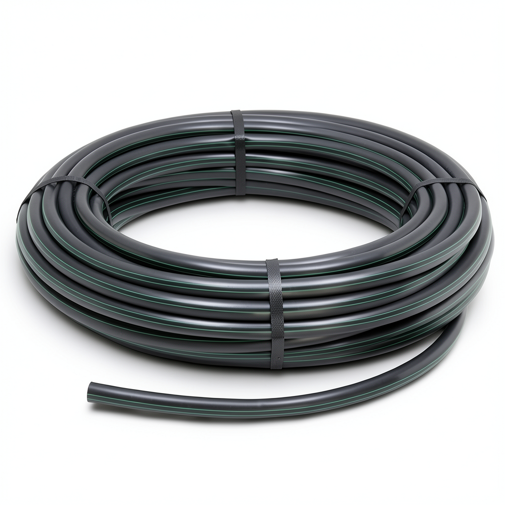 HDPE Coil Pipe Nominal Pressure 15.9 Bar PE 63 OD 110 mm SDR 7.4 Black