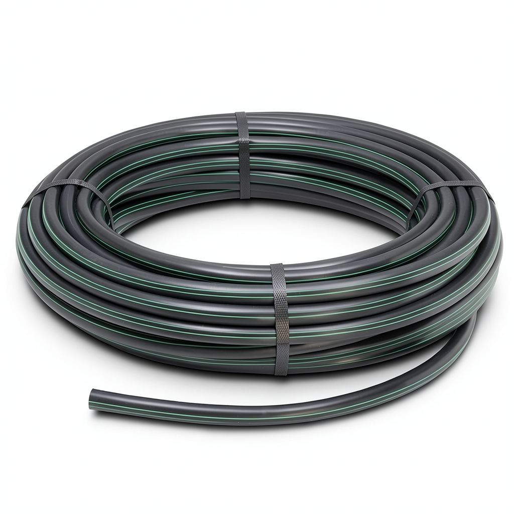 HDPE Polyethylene Coil Pipe PN 15.9 Bar PE 63 OD 125 mm SDR 7.4 Black