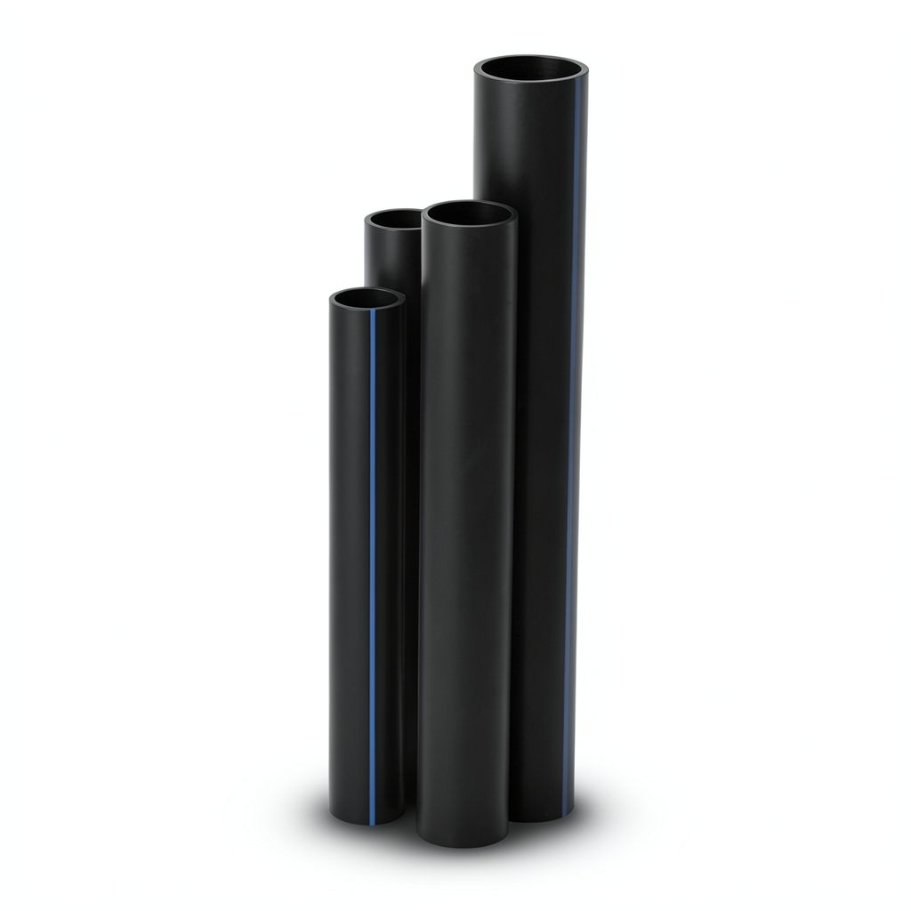 HDPE Pipes SDR 33 Outside Diameter 280 mm Thickness 8.6 mm Black