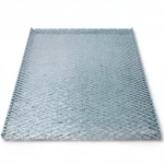 Galvanized Steel Expanded Metal Mesh  [Mazyoon] Thickness 1.2 mm Width 2.44  M Length 7 meter | Bait Al Tatawor Factory