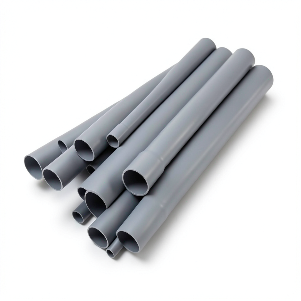 UPVC Pipes DB 120 Size 3 Inch Thickness 3 mm Gray Color