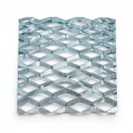 Galvanized Steel Expanded Metal Mesh  [Mazyoon] Thickness 1.4 mm Width 2.44  M Length 4 meter | Bait Al Tatawor Company