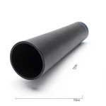 مواسير HDPE SDR 33 قطر خارجي 355 مم سمك 10.9 مم لون أسود