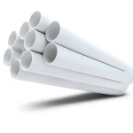 مواسير UPVC ضغط 21.7 بار مقاس ½ إنش سمك 1.57 مم لون أبيض