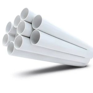 UPVC Pipes 21.7 Bar Pressure ½ Inch Size 1.57 mm Thickness White