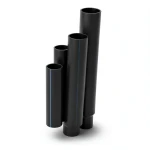 مواسير HDPE نسبة الأبعاد القياسية 33 قطر خارجي 400 مم سمك 12.3 مم أسود