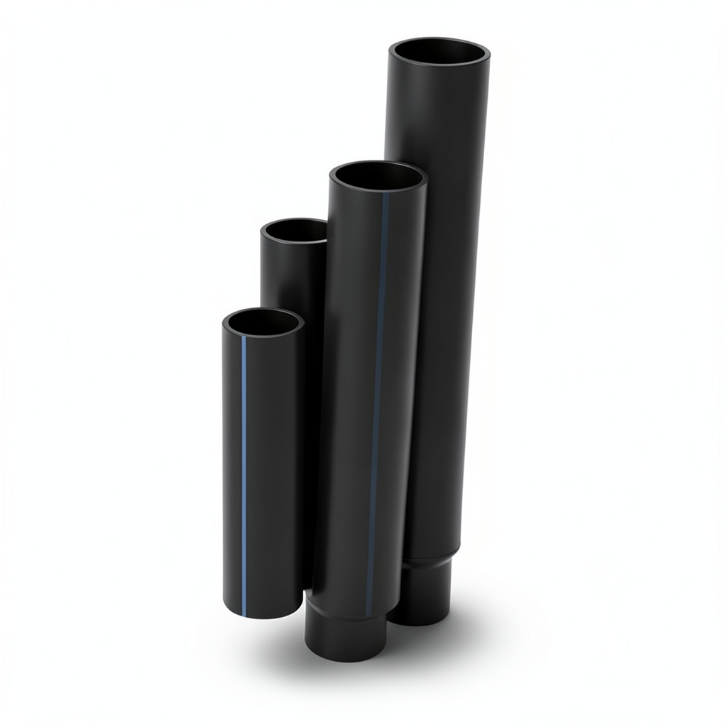 HDPE Pipes SDR 33 Outside Diameter 400 mm Thickness 12.3 mm Black
