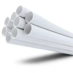 مواسير UPVC مقاس ¾ إنش ضغط 21.7 بار سمك 1.98 مم لون أبيض