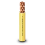 2.5mm2 Single Electrical Wire 450/750V, Stranded Copper, Heat Resistant PVC, Yellow | Al Fanar