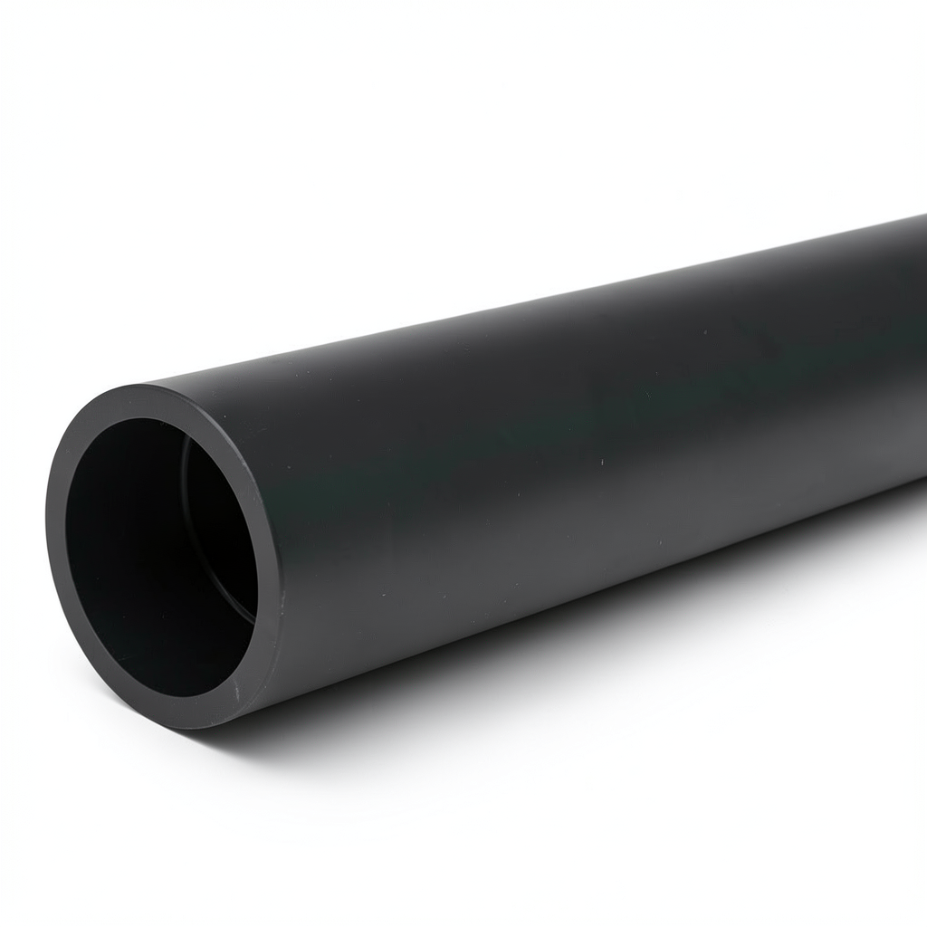 HDPE Plastic Pipe 4 Bar Pressure PE 63 Outer Diameter 560 mm SDR 26 Black