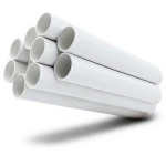 مواسير UPVC ضغط 21.7 بار مقاس 1 إنش سمك 2.46 مم لون أبيض
