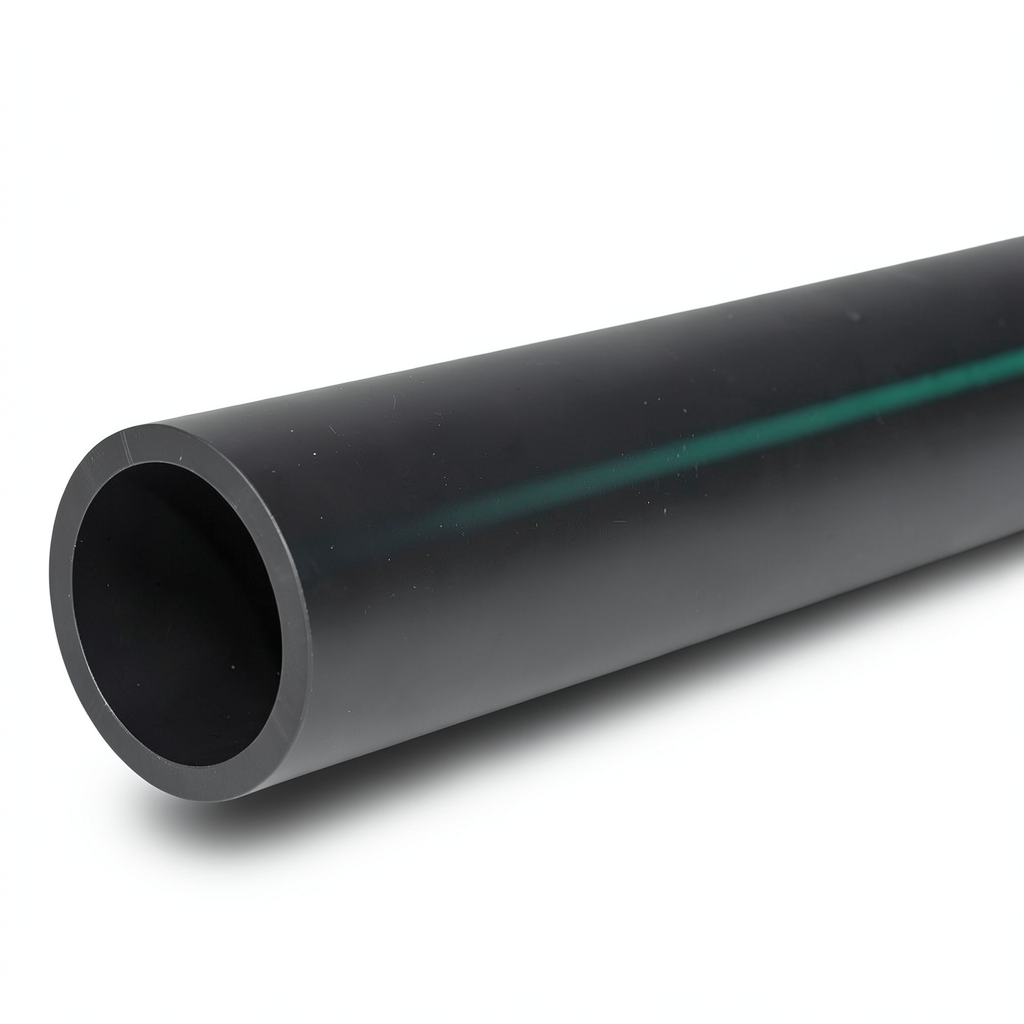 أنابيب بلاستيك HDPE ضغط 4 بار PE 63 قطر خارجي 630 مم SDR 26 لون أسود