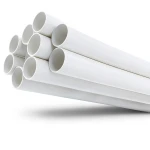 مواسير UPVC ضغط 21.7 بار مقاس 2 إنش سمك 4.47 مم لون أبيض
