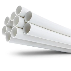 مواسير UPVC ضغط 21.7 بار مقاس 2 إنش سمك 4.47 مم لون أبيض