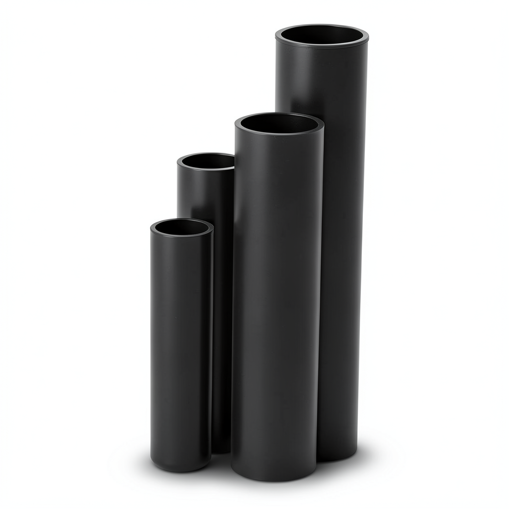 HDPE Pipes Nominal Pressure 16 Bar Outside Diameter 125 mm Thickness 17.1 mm Black