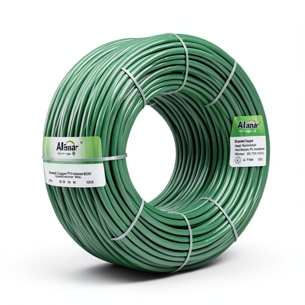 سلك كهرباء مجدول نحاس عزل PVC مقاوم للحرارة، مقاس 185 mm، 450/750 فولت | شركة الفنار