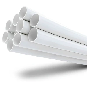 مواسير UPVC ضغط 21.7 بار مقاس 3 إنش سمك 6.58 مم لون أبيض
