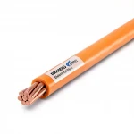 Stranded Single Electric Wire 25mm 450/750V, Copper Conductor PVC Insulated, Orange Color | Riyadh Cables