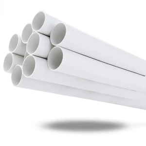UPVC Pipes 6 Inch Size 21.7 Bar Pressure 12.47 mm Thickness White