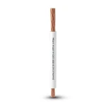 Stranded Electrical Wire 150mm 450/750V, Copper Conductor 2.44mm Diameter, PVC Insulation, White | Al Fanar
