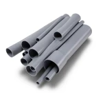 مواسير UPVC DB 60 مقاس 4 إنش سمك 3.07 مم لون رمادي