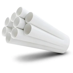 UPVC Pipes ¾ Inch Size 1.57 mm Thickness 17.2 Bar Pressure White