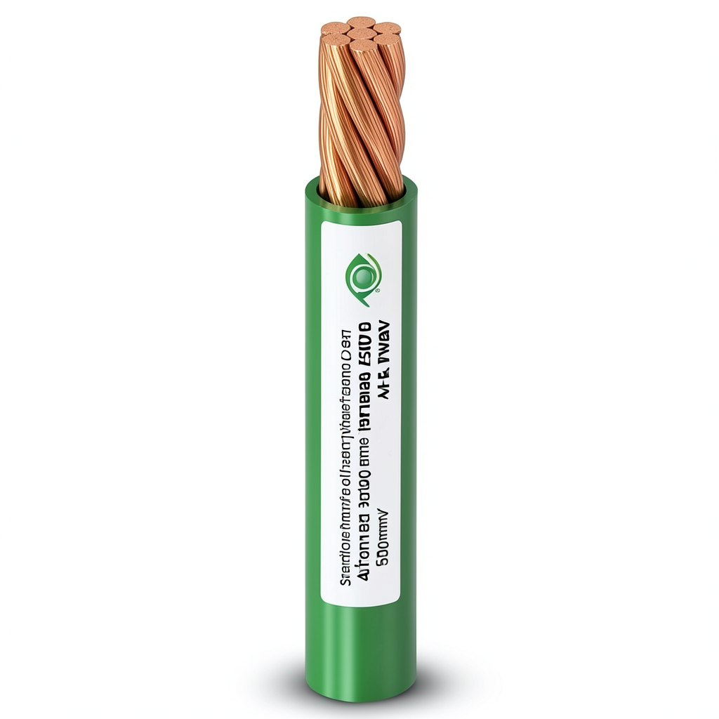 Stranded Copper Electrical Wire Heat Resistant PVC Insulation, 500mm2, 450/750V | Al Fanar