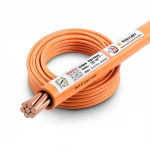 Stranded Single Electric Wire 95mm2 450/750V, Copper Conductor PVC Insulated, Orange Color | Riyadh Cables