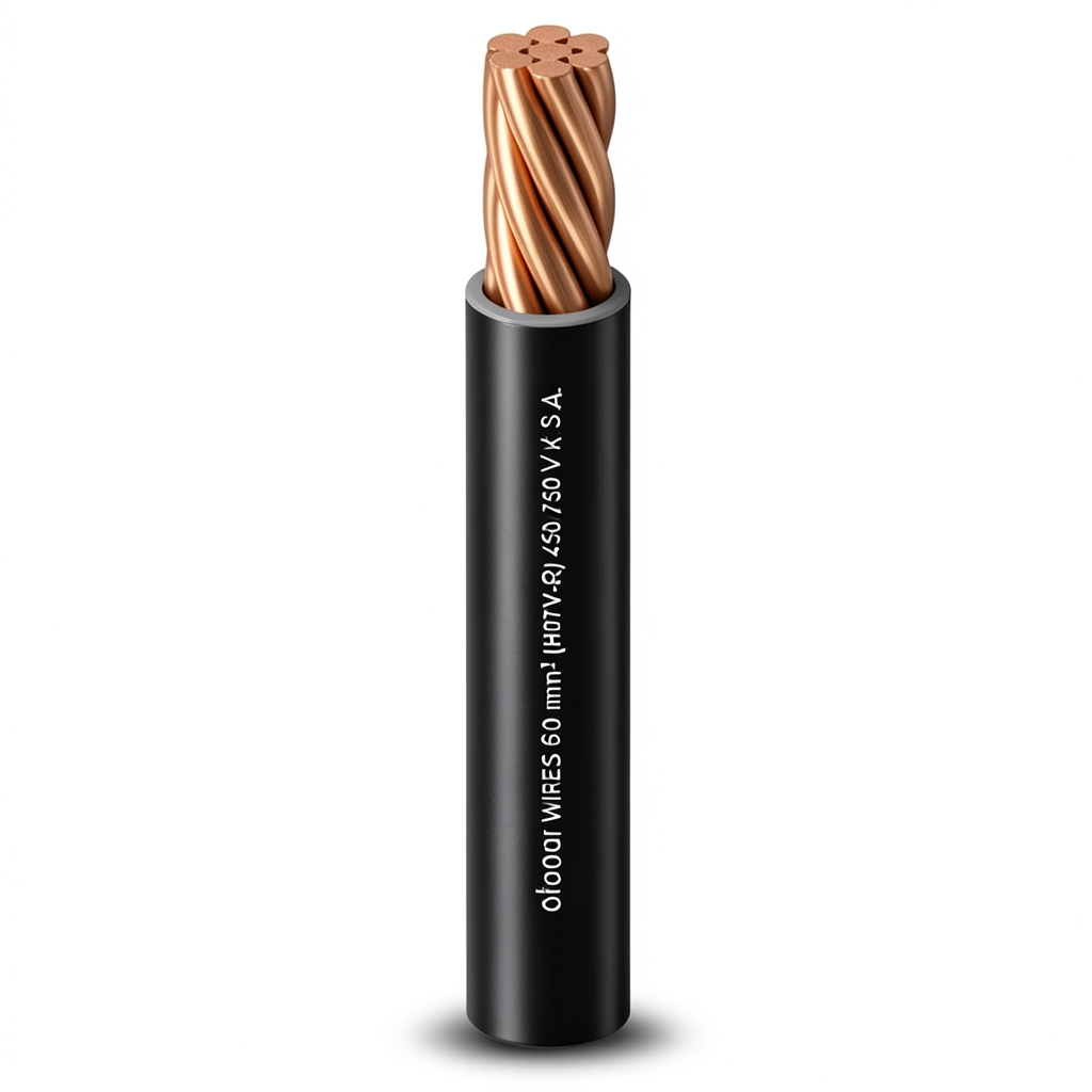 Stranded Copper Electric Wire Heat Resistant PVC Insulation, 630mm2, 450/750V | Al Fanar