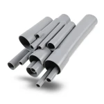مواسير UPVC DB 120 مقاس 2 إنش سمك 1.96 مم لون رمادي