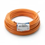 Stranded Single Electric Wire 150mm 450/750V, Copper Conductor PVC Insulated, Orange Color | Riyadh Cables