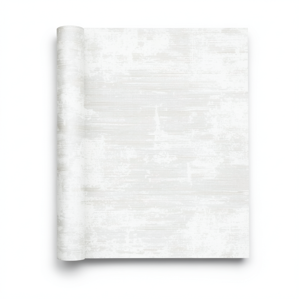 Wall Decoration Patterned Design 10 m x 0.53 m Off White, Model 28881