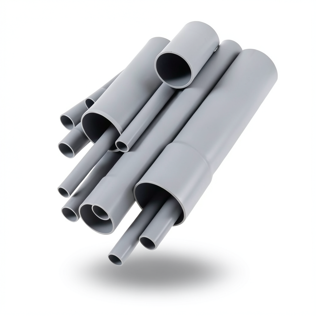 UPVC Pipes DB 120 Size 4 Inch Thickness 3.91 mm Gray