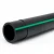 HDPE Polyethylene Pipe  PN 9.8 Bar [PE 63] OD 315 mm  SDR 9  Color Black with Green Stripes | Almona Factory