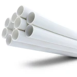 مواسير UPVC ضغط 21.7 بار مقاس ½ إنش سمك 1.57 مم لون أبيض