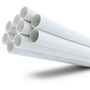 مواسير UPVC ضغط 21.7 بار مقاس ½ إنش سمك 1.57 مم لون أبيض